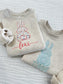 Custom Easter Bunny Applique Toddlers Crew