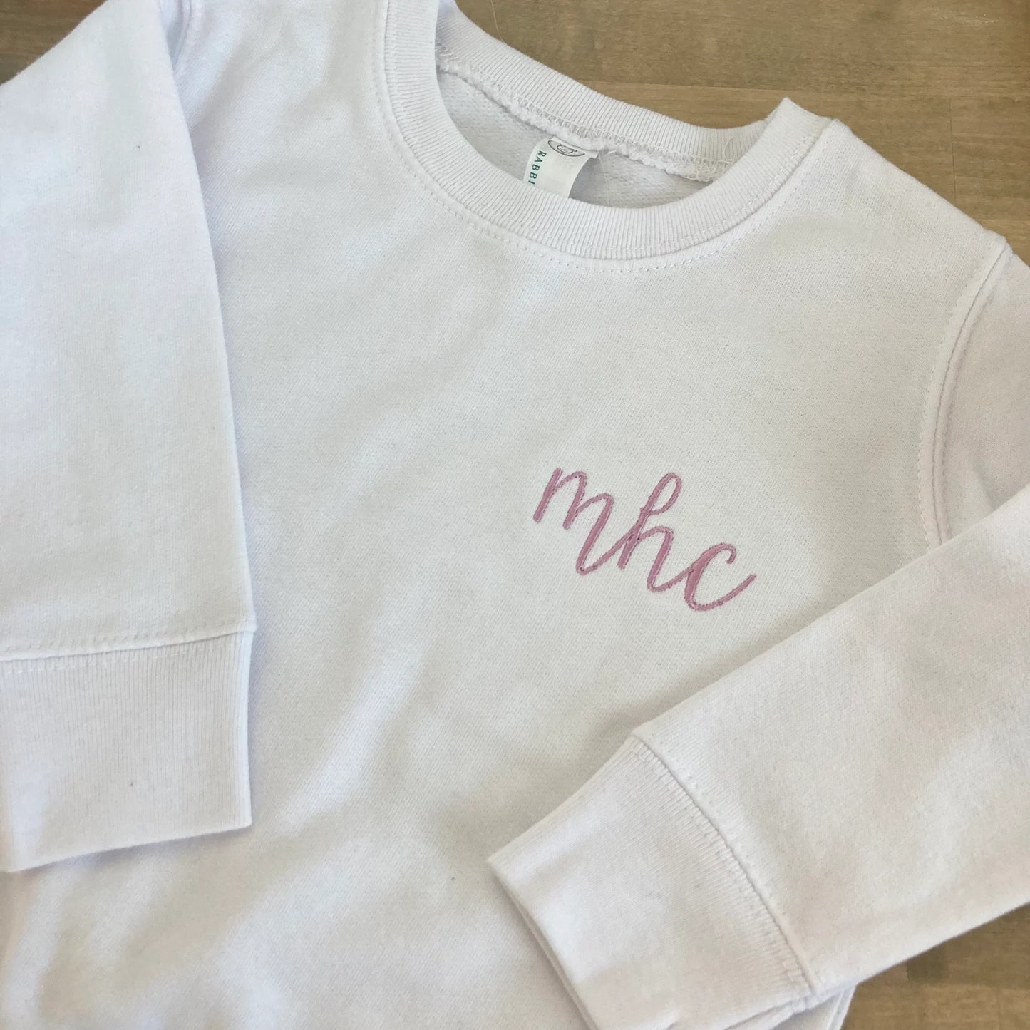 Toddler Personalized Monogram Crewneck Sweatshirt