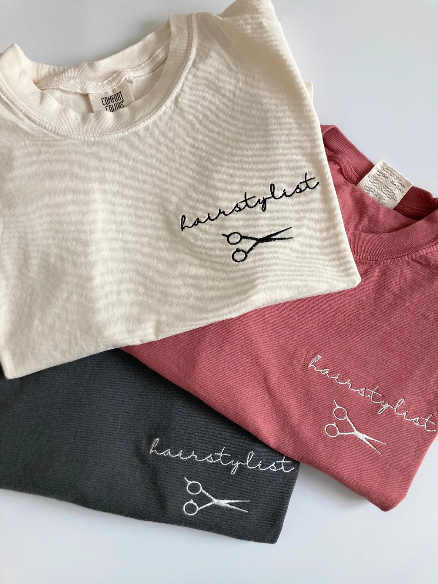 Hairstylist Embroidered Tee