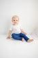 Personalized Chain Stitch Baby Name Bodysuit