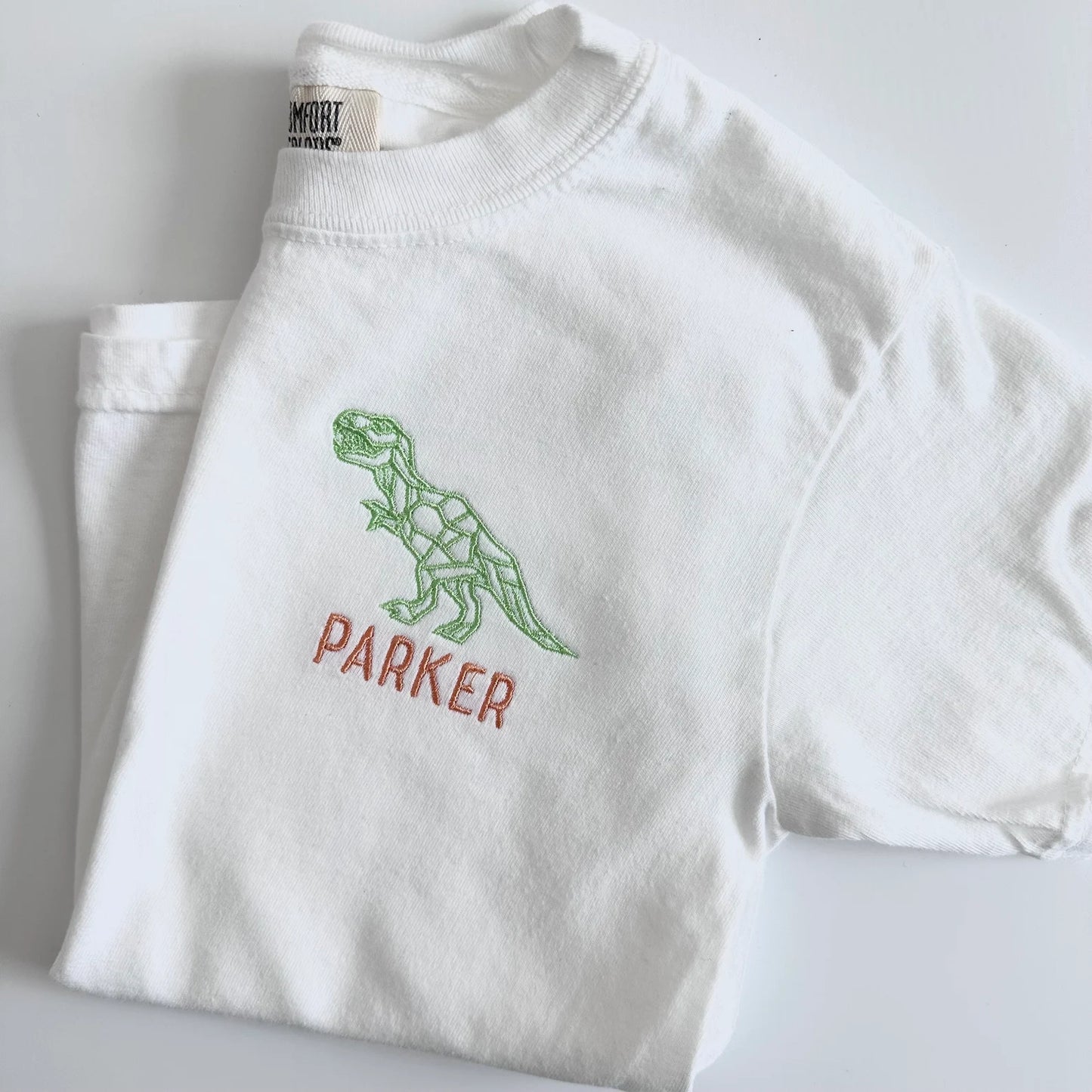 Personalized Toddler Name Dinosaur Tee