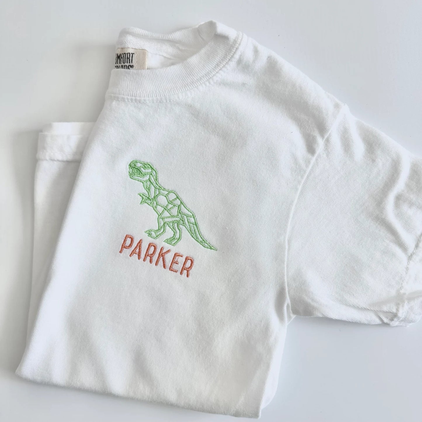 Personalized Toddler Name Dinosaur Tee