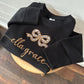 Girls Personalized Bow Appliqué Crewneck Sweater