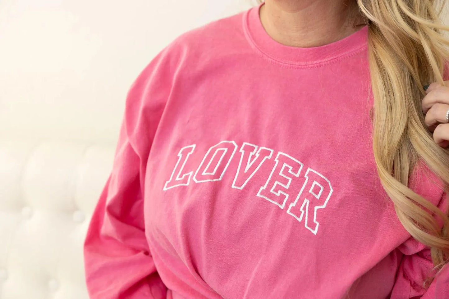 LOVER Embroidered Long Sleeve Tee