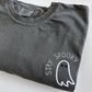 Embroidered Comfort Colors Stay Spooky Ghost Short T- Sleeve Shirt - Customize - Halloween Tee - Womens Halloween Shirt