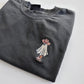 Embroidered Comfort Colors Cowboy Ghost Short T- Sleeve Shirt - Customize - Halloween Tee - Womens Halloween Shirt