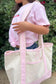 Girls Custom Bow Name Totes - Personalized Little Girls - Dance Bag - Gymnastics Bag - Small Tote Purse - Girls Name Bag - Back to School