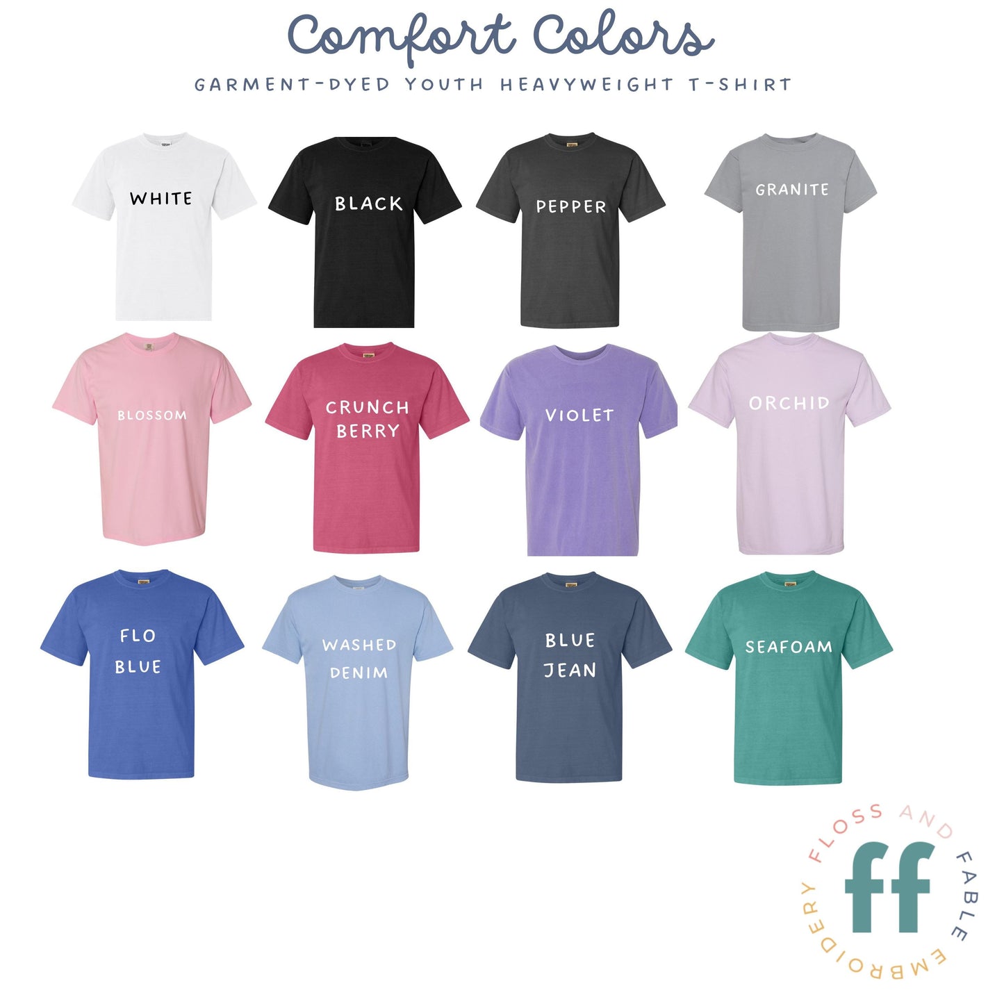 Catch Ya Later Kids Embroidered Tee - Kids Trout T Shirt - Youth Fish Shirt - Embroidered Comfort Colors T Shirt - Father Son Matching Tee