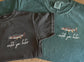 Catch Ya Later Embroidered Trout Tee - Fishing T Shirt - Mens Comfort Colors T Shirt - Fishing Lovers Shirt - Cool Fisher T Shirt