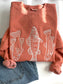 Fish Trio Embroidered Comfort Colors Crewneck - Fishing Sweatshirt - Minimal Fishing Sweater - Trout Trio Sweater